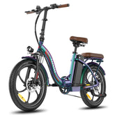 Electric Bike FAFREES F20+ Pro - Motor 250W Battery 36V22.5Ah 20 Inch wheels Wheels Mechanical Disc Brake - Dazzling Blue Green
